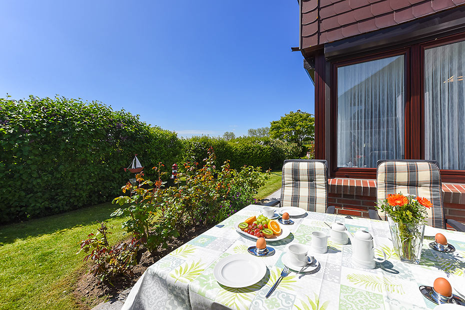 Ferienwohnung - Terrasse