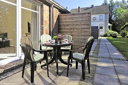 Ferienwohnung „Südseite, links“ - Terrasse