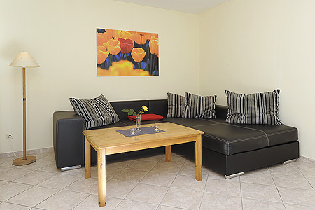 Ferienwohnung „Südseite, links“ - Wohnzimmer