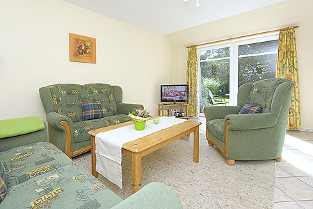 Ferienwohnung „Südseite, rechts“ - Wohnzimmer