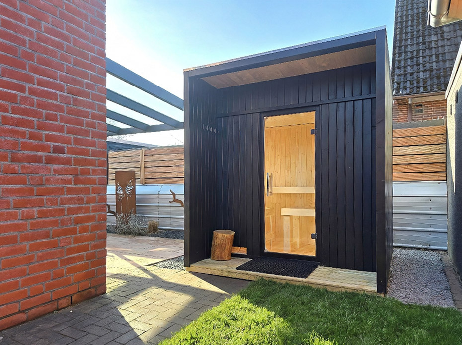 Ferienhaus „Deichkinder“ - Sauna im Garten