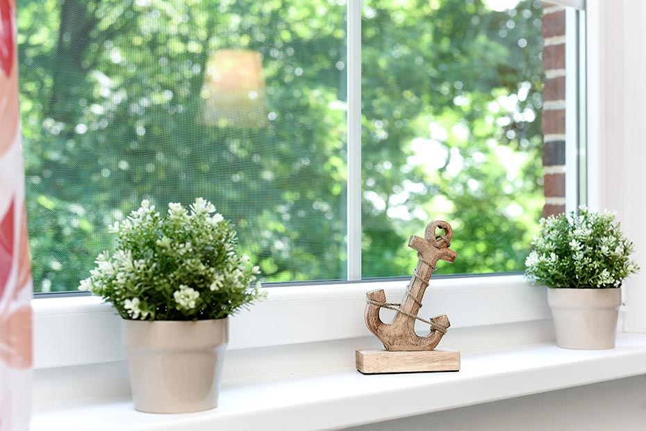 Ferienwohnung „Norden“ - Wohnzimmer mit integriertem Küchenbereich