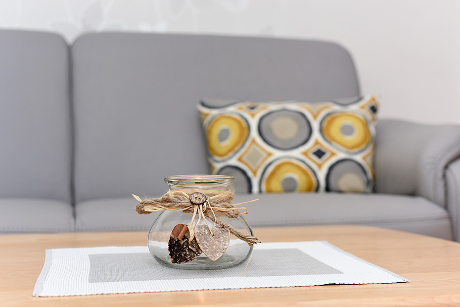 Ferienwohnung „Süden“ - Wohnraum mit integrierter Küche