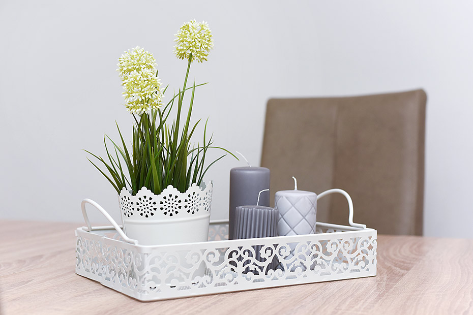 Ferienwohnung „Westen“ - Wohnzimmer mit integriertem Küchenbereich