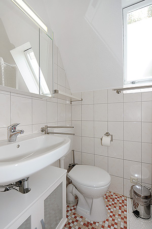 Ferienhaus „Harlekieker“ - Badezimmer