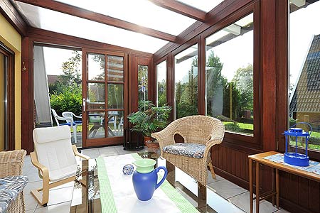 Ferienhaus „Harlekieker“ - Wintergarten