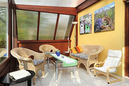 Ferienhaus „Harlekieker“ - Wintergarten