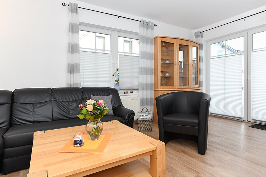 Ferienwohnung „Möwe“ - Wohnzimmer