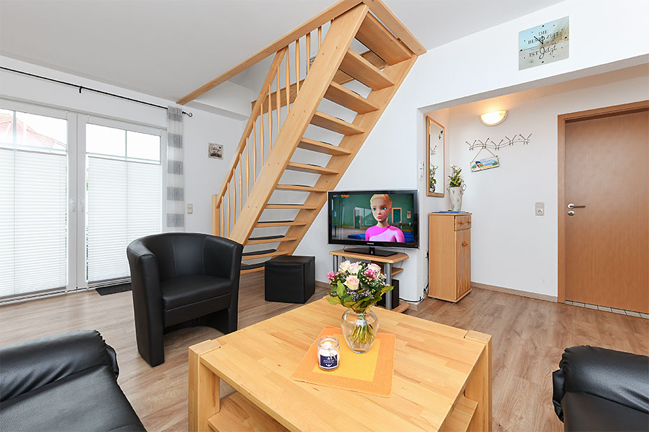 Ferienwohnung „Möwe“ - Wohnzimmer