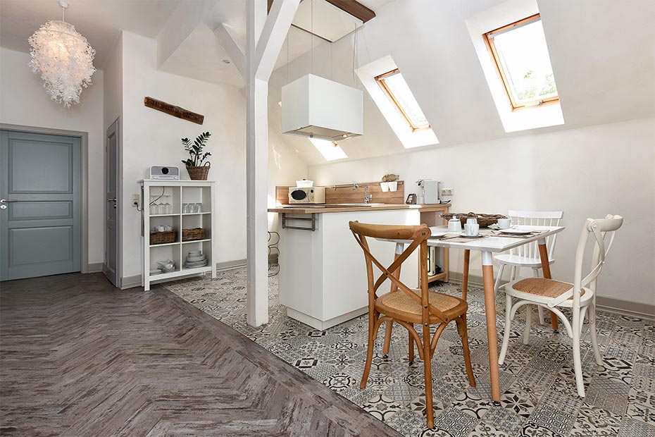 Ferienwohnung „Liegeplatz #2“ - Küche