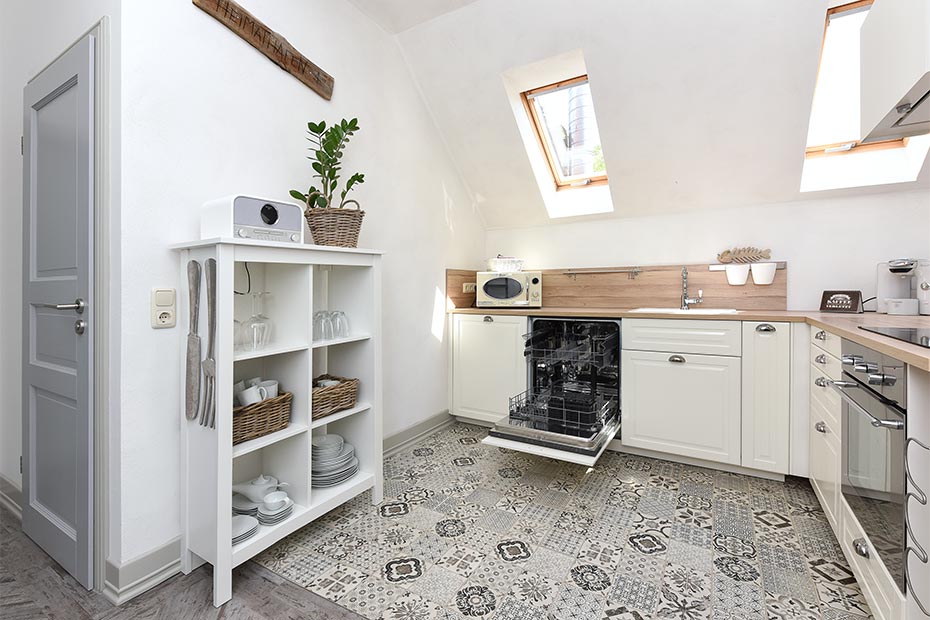 Ferienwohnung „Liegeplatz #2“ - Küche