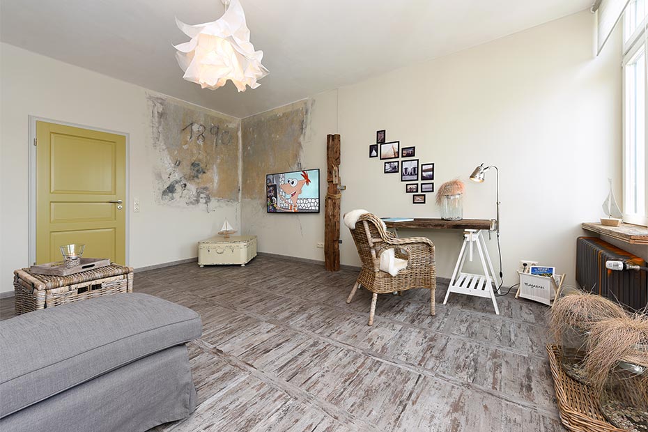 Ferienwohnung „Liegeplatz #2“ - Wohnzimmer