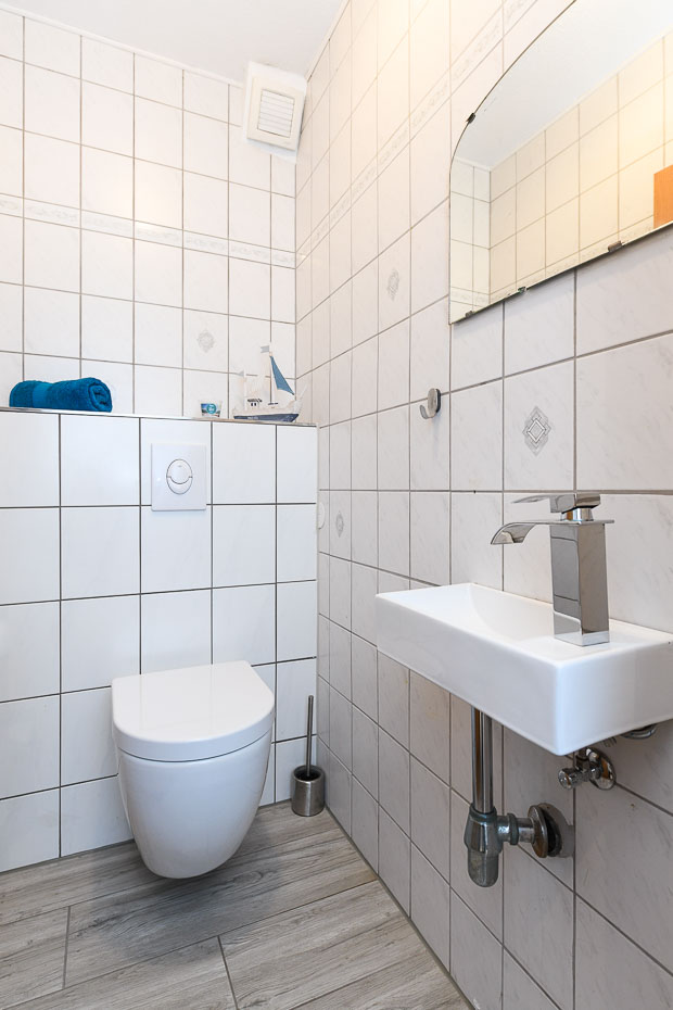 Ferienwohnung 1 - separates WC im Erdgeschoss