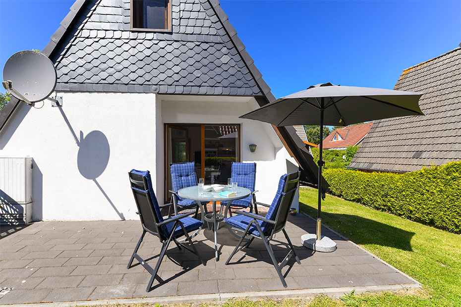 Ferienhaus „NordseeNest“ - Terrasse