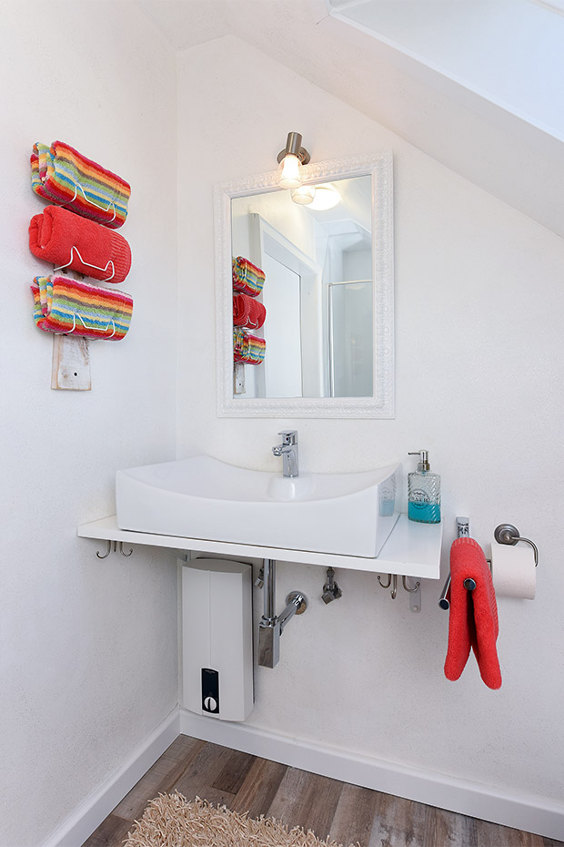 Ferienwohnung „Backbord“ - Badezimmer