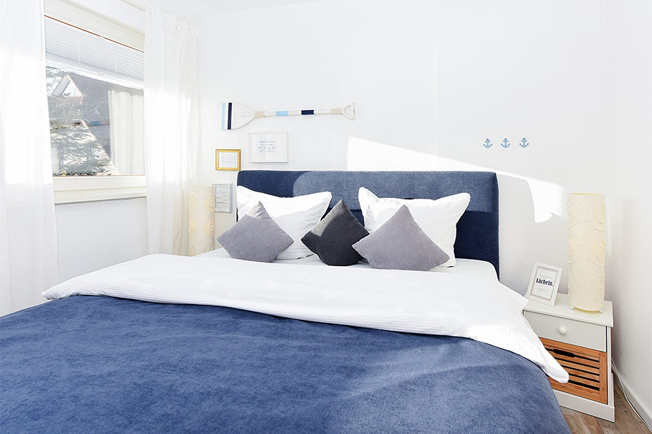 Ferienwohnung „Backbord“ - Schlafzimmer