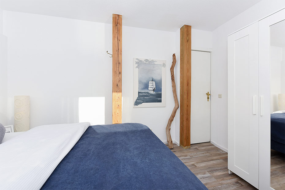 Ferienwohnung „Backbord“ - Schlafzimmer