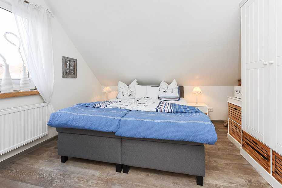 Ferienwohnung „Steuerbord“ - Schlafzimmer