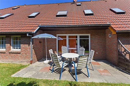 Ferienwohnung „Seestern“ - Terrasse