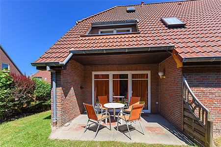Ferienwohnung „Strandkorb“ - Terrasse