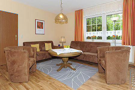 Ferienwohnung „Muschel“ - Wohnzimmer