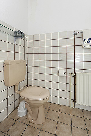 Ferienwohnung „Strandkorb“ - Badezimmer