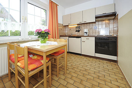Ferienwohnung „Strandkorb“ - Küche