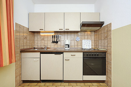 Ferienwohnung „Strandkorb“ - Küche