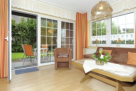 Ferienwohnung „Strandkorb“ - Wohnzimmer