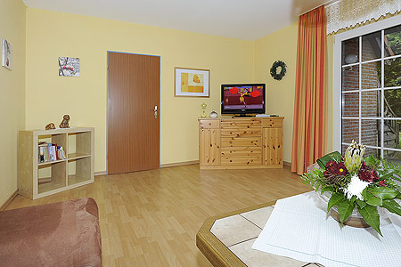 Ferienwohnung „Strandkorb“ - Wohnzimmer