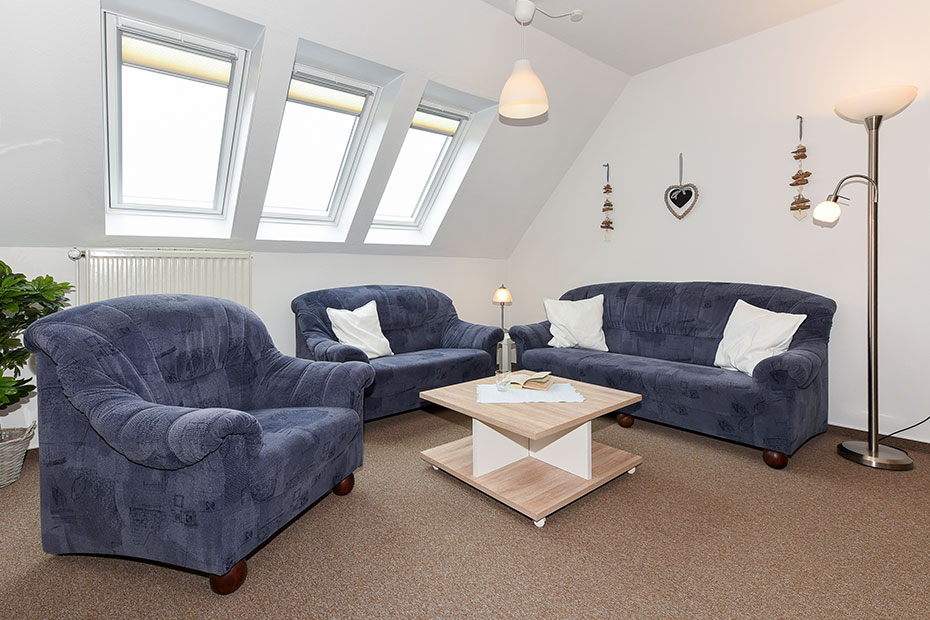 Ferienwohnung „Backbord“ - Wohnzimmer