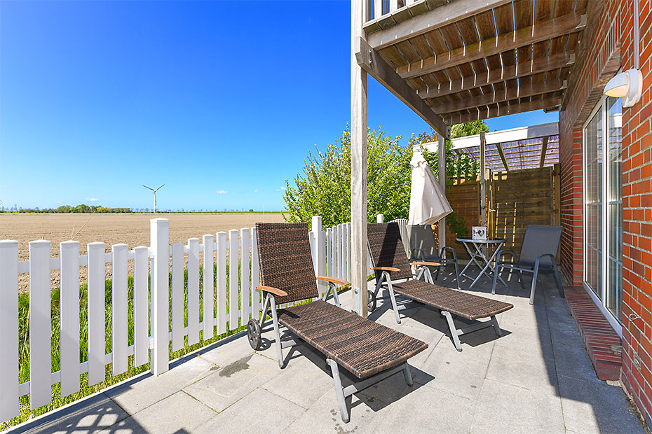 Ferienwohnung „Kapitän“ - Terrasse