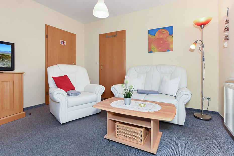 Ferienwohnung „Oberdeck“ - Wohnzimmer