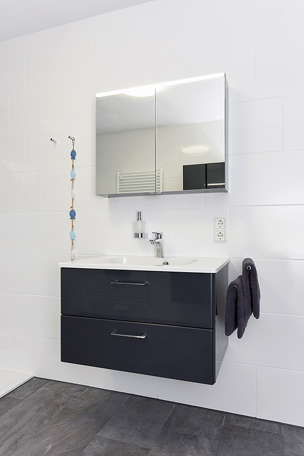 Ferienwohnung „Utkiek“ - Badezimmer