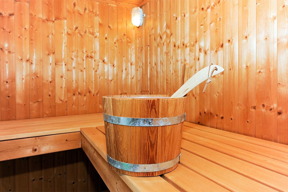 Ferienwohnung „Utkiek“ - Wintergarten mit Sauna