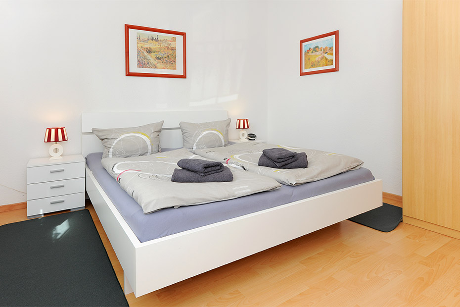 Ferienwohnung „Utkiek“ - Schlafzimmer