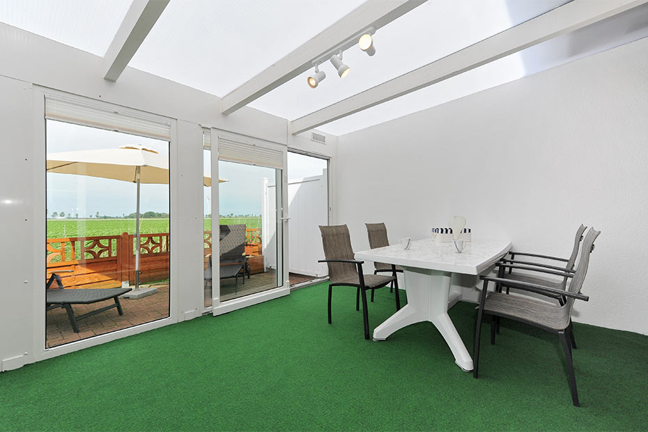 Ferienwohnung „Utkiek“ - Wintergarten mit Sauna