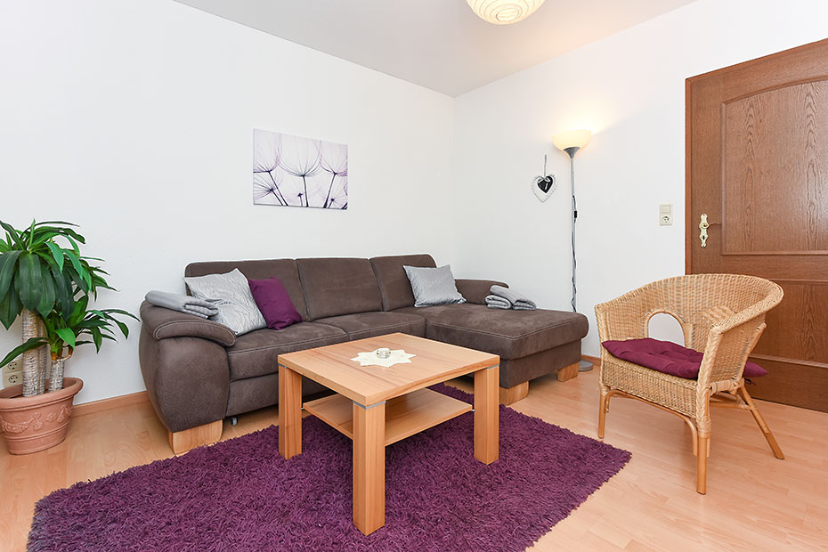 Ferienwohnung „Utkiek“ - Wohnzimmer