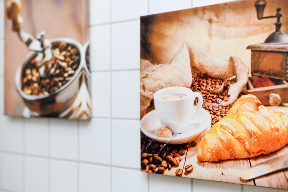 Ferienwohnung „Baltrum“ - Wohnraum mit separatem Küchenteil bei offener Raumgestaltung