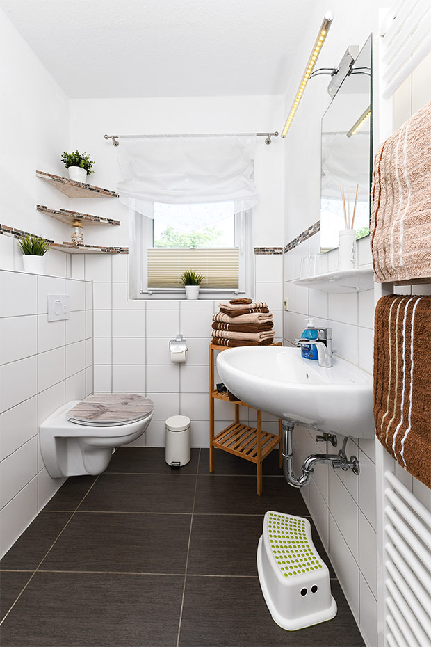 Ferienwohnung „Borkum“ - Badezimmer