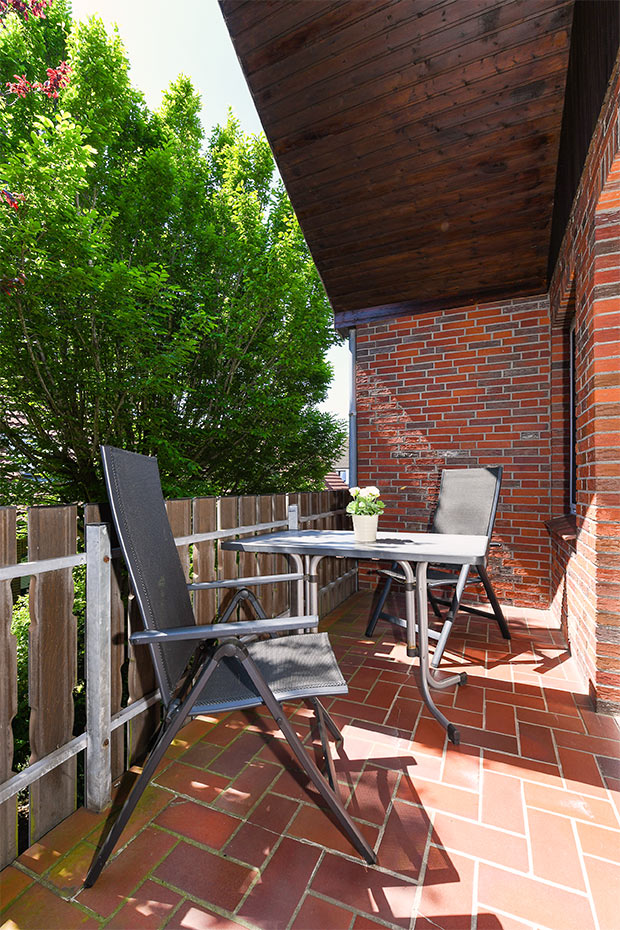 Ferienwohnung „Langeoog“ - Balkon
