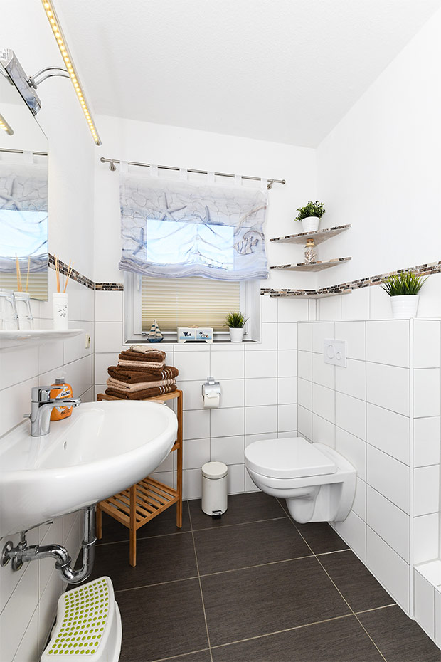 Ferienwohnung „Norderney“ - Badezimmer