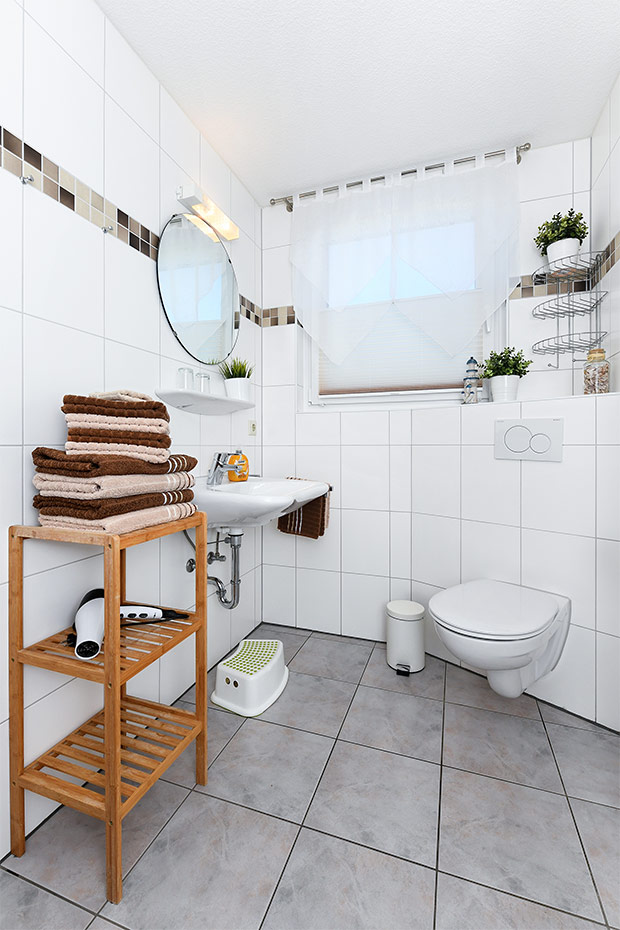 Ferienwohnung „Spiekeroog“ - Badezimmer