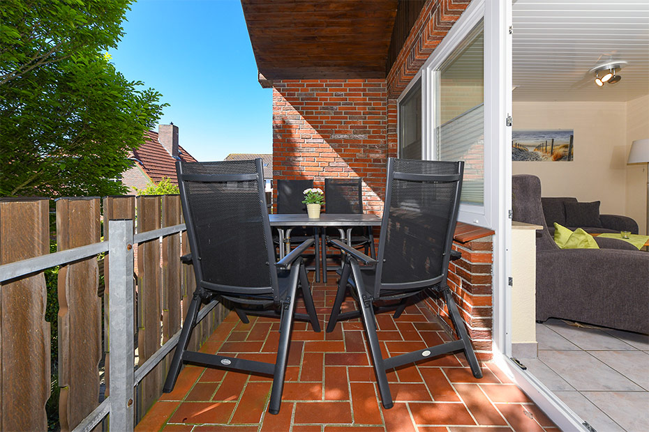 Ferienwohnung „Spiekeroog“ - Balkon