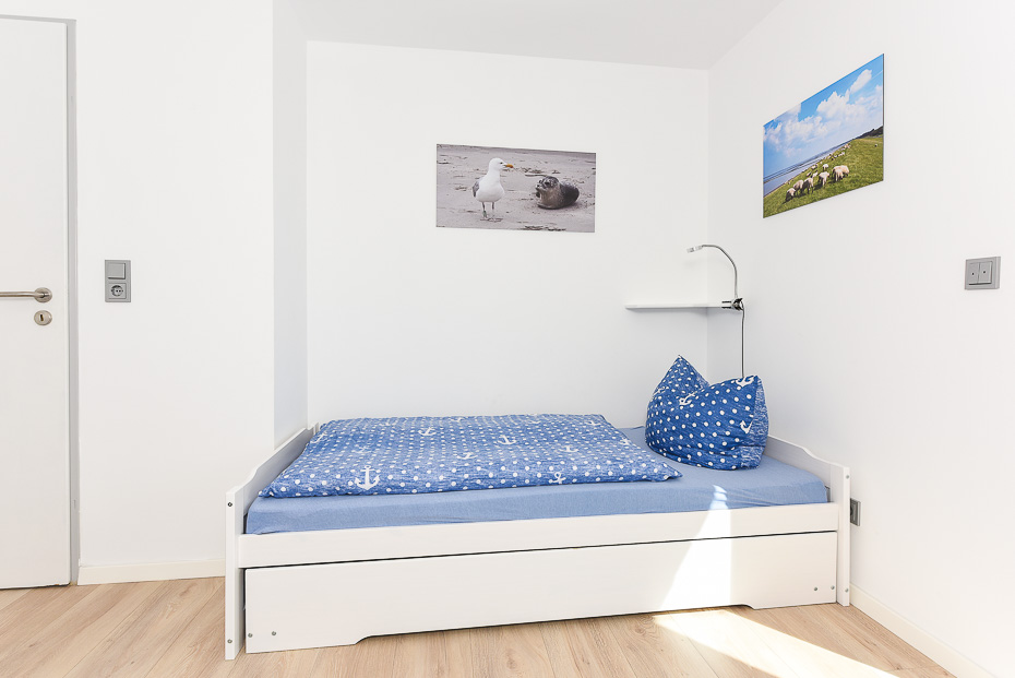 Ferienhaus „Fries am Yachthafen“ - Schlafzimmer 2/Kinderzimmer