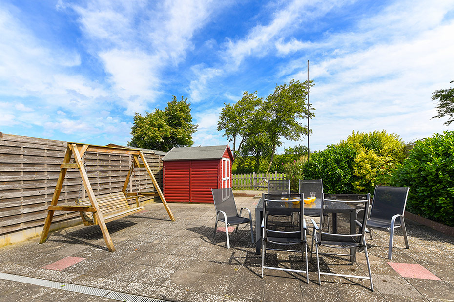 Ferienhaus „Am Deich“ - Terrasse