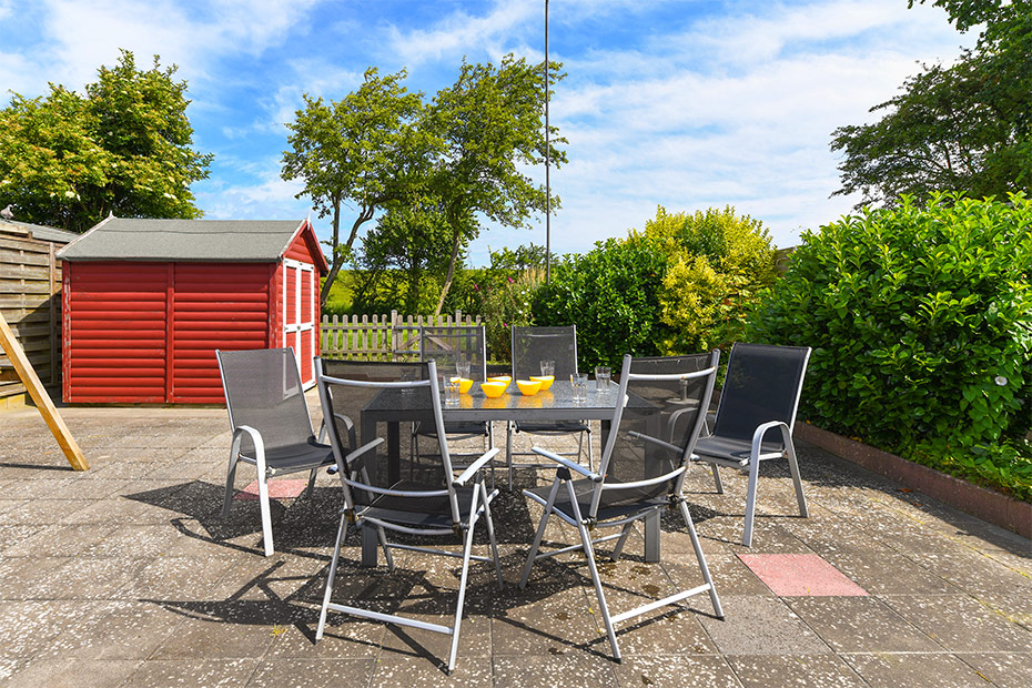 Ferienhaus „Am Deich“ - Terrasse