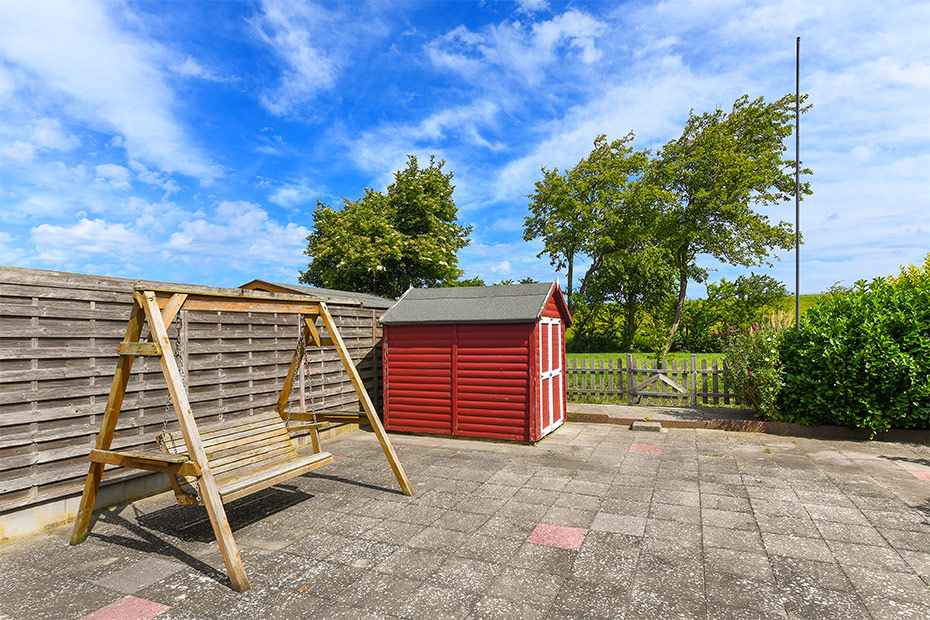 Ferienhaus „Am Deich“ - Terrasse