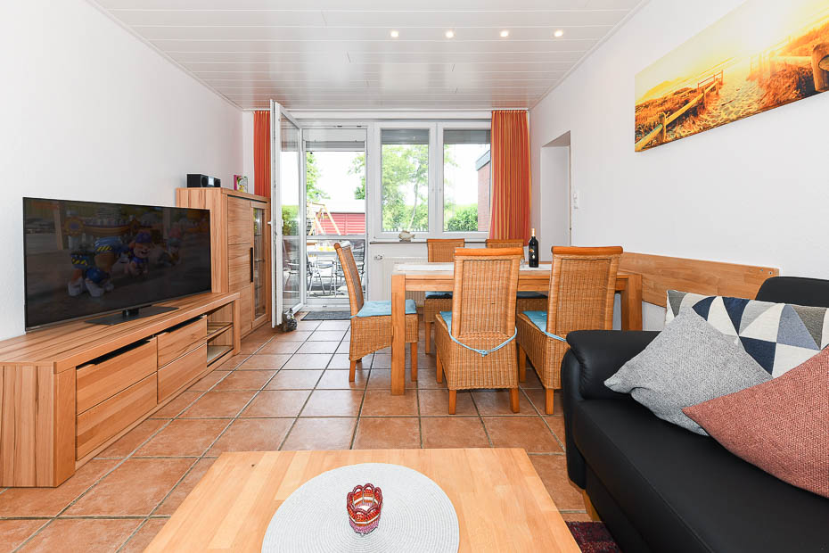 Ferienhaus „Am Deich“ - Wohnzimmer