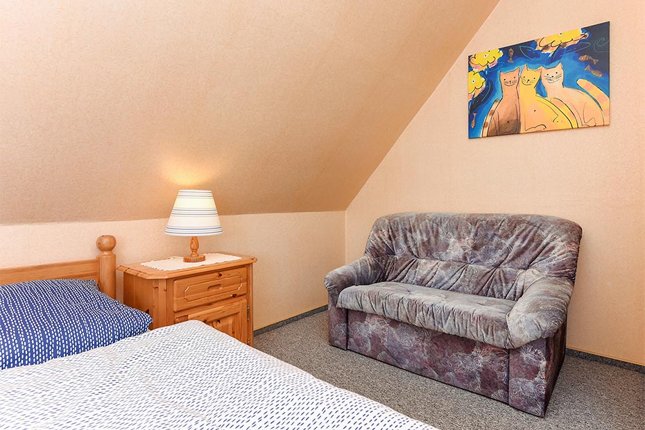 Ferienwohnung 1 - Schlafzimmer